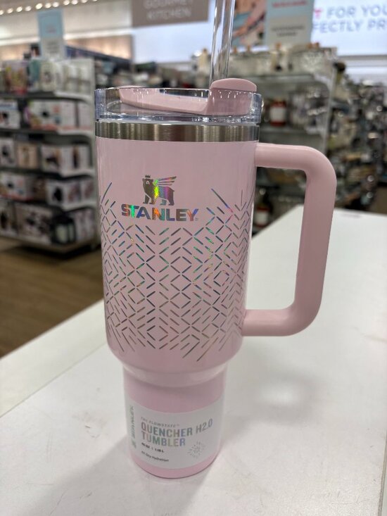 Stanley Other - Stanley FlowState Quencher H2.0 40oz Pink Stainless Tumbler Handle Straw